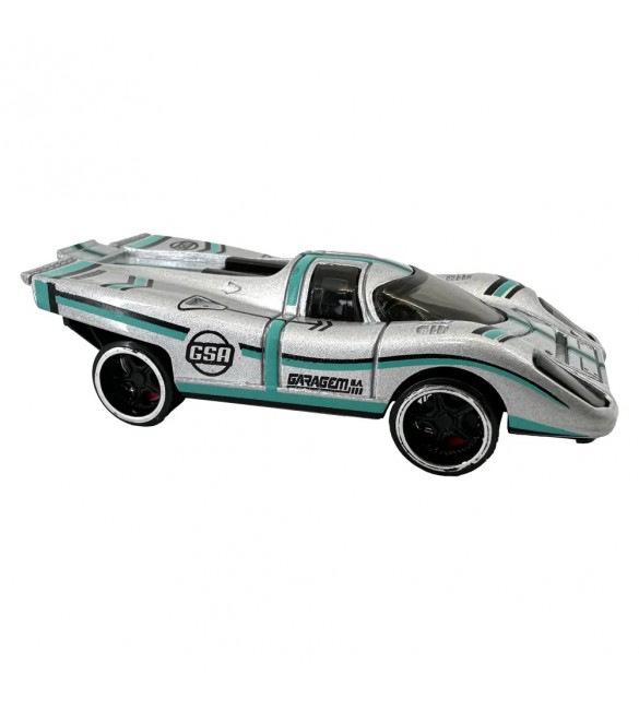Carrinho Die Cast Garagem S.A. - Esportivo Prata Carrinho Die Cast Garagem S.A. - Esportivo Prata
